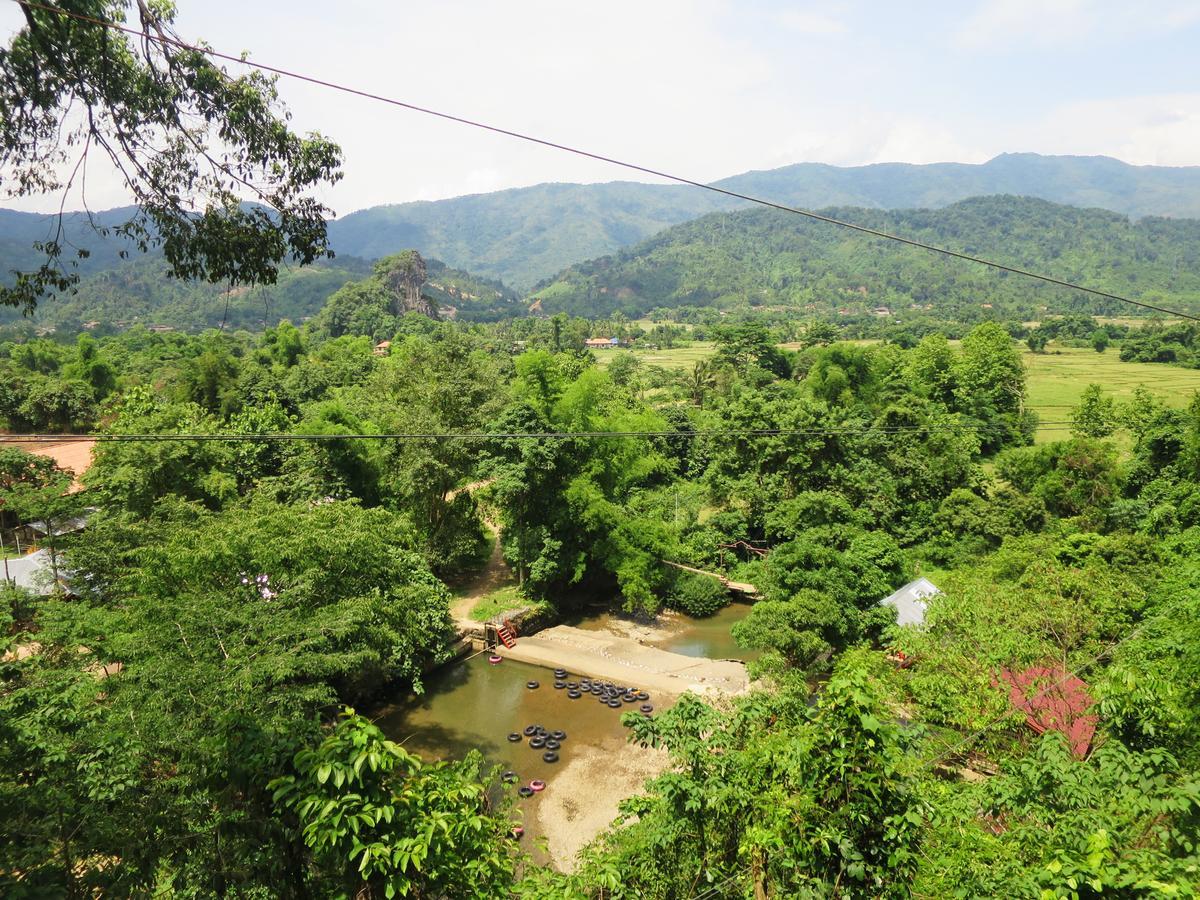 Elephant Adventure Village Tree House Vang Vieng Luaran gambar